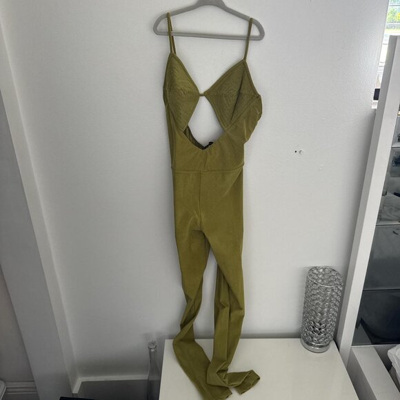 valentina asymmetric cutout one shoulder midi dress Valentina Lime Asymmetric Cutout Midi Dress